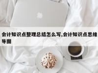 会计知识点整理总结怎么写,会计知识点思维导图